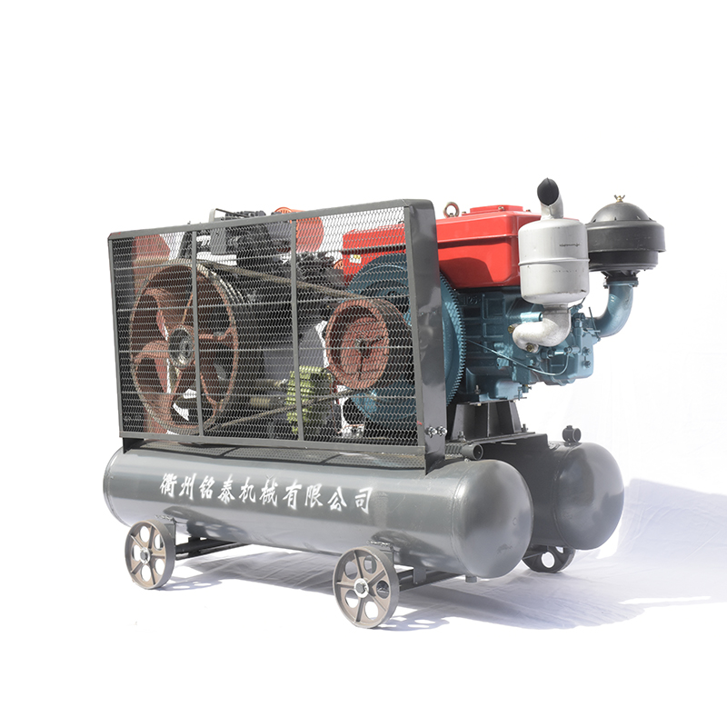 Diesel mining piston air compressor