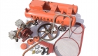 Diesel driven piston air compressor