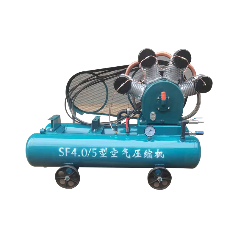 Diesel driven piston air compressor